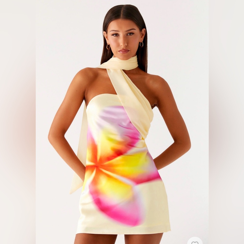 🌺🌼Peppermayo Isa Scarf Satin Mini Dress🌼🌺